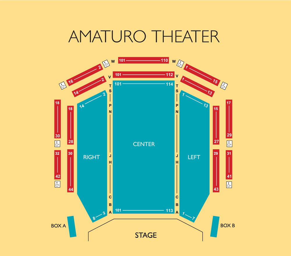 Broward Center - Amaturo Theater Seating Chart